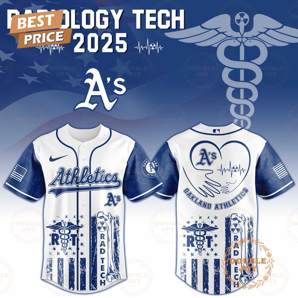 Athletics Radiology Tech Night 2025 Limited Edition Baseball Jersey Athletics Radiology Tech Night 2025 Limited Edition Baseball Jersey