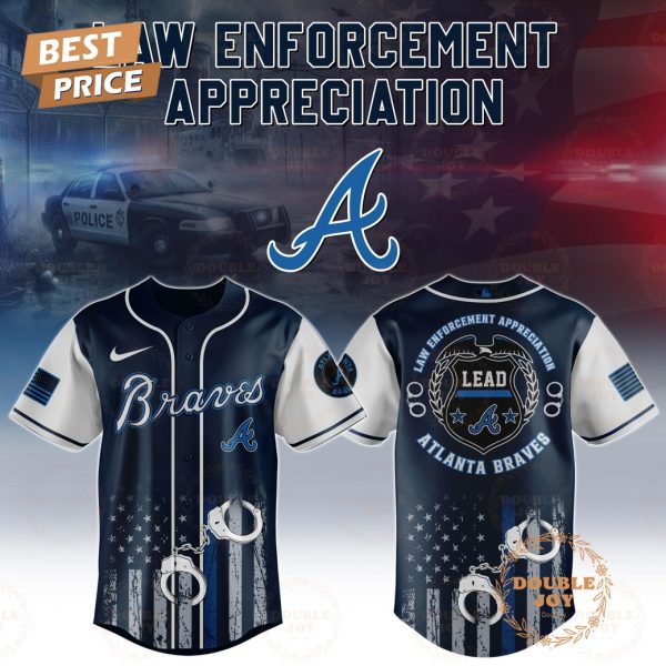 Atlanta Braves Law Enforcement Appreciation Day 2025 Special Edition Baseball Jersey