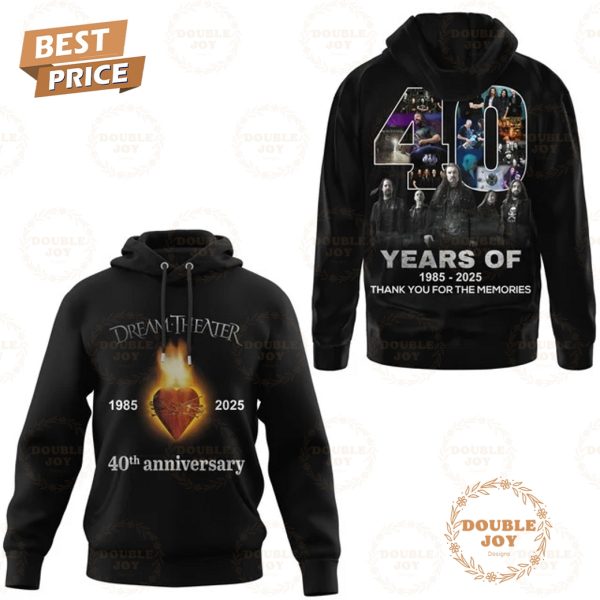 Dream Theater 1985-2025 40th Anniversary Limited Edition T-Shirt, Hoodie