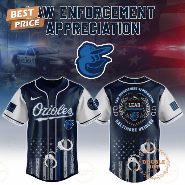 Baltimore Orioles Law Enforcement Appreciation Day 2025 Special Edition Baseball Jersey