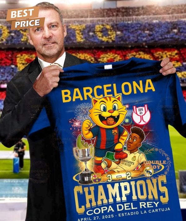 Barcelona F.C Champions Copa Del Rey Limited Edition T-Shirt