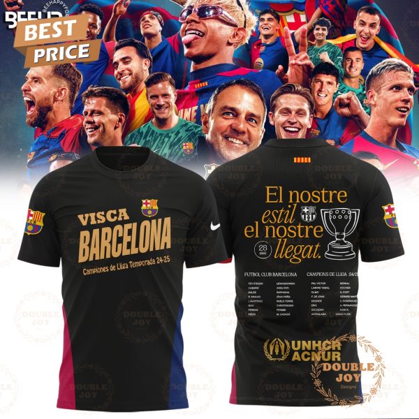 Barcelona F.C El Nostre Estil El Nostre Llegat Limited Edition T-Shirt, Hoodie