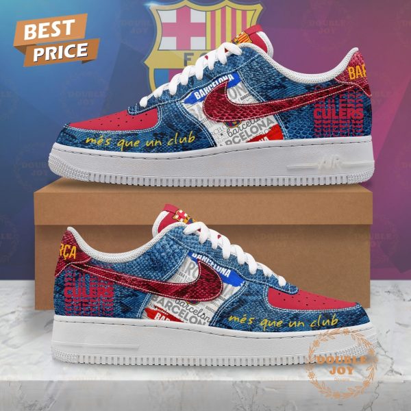 Barcelona F.C Mes Que Un Club 2025 Limited Edition Air Force 1 Sneakers