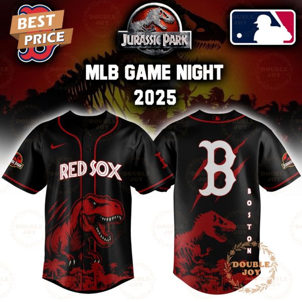 Boston Red Sox Jurassic Park Game Night 2025 Limited Edition Baseball Jersey