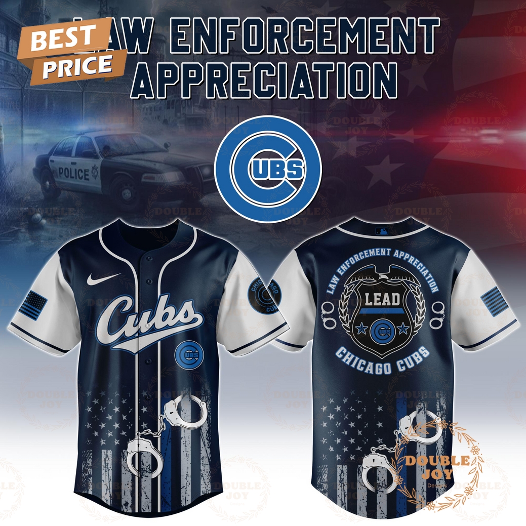 Chicago Cubs Law Enforcement Appreciation Day 2025 Special Edition Baseball Jersey Chicago Cubs Law Enforcement Appreciation Day 2025 Special Edition Baseball Jersey