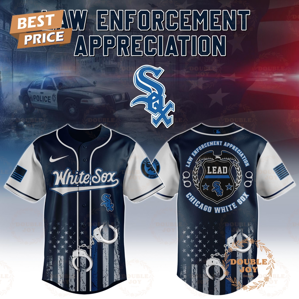 Chicago White Sox Law Enforcement Appreciation Day 2025 Special Edition Baseball Jersey Chicago White Sox Law Enforcement Appreciation Day 2025 Special Edition Baseball Jersey