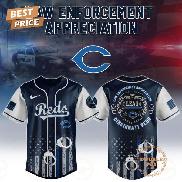 Cincinnati Reds Law Enforcement Appreciation Day 2025 Special Edition Baseball Jersey