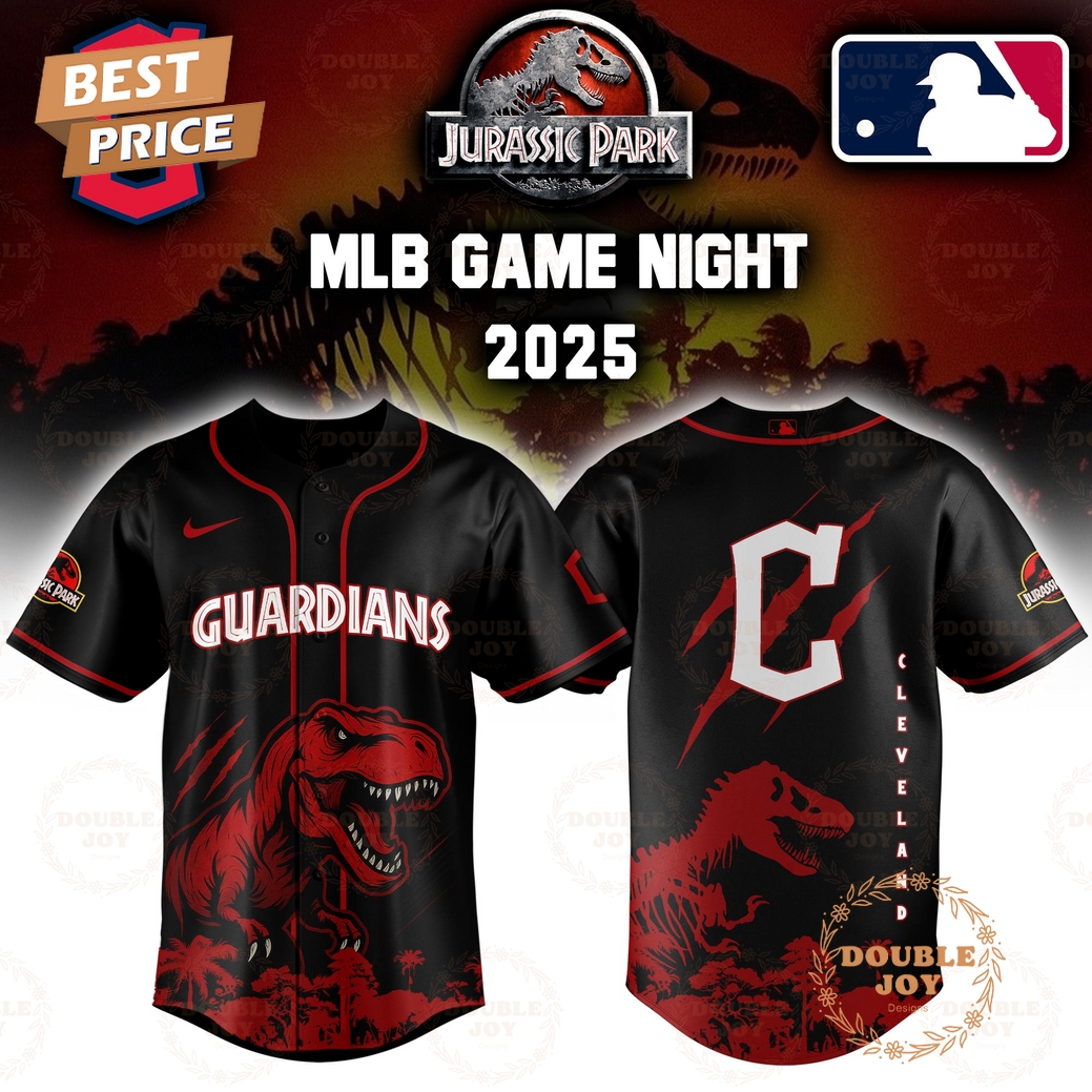 Cleveland Guardians Jurassic Park Game Night 2025 Limited Edition Baseball Jersey Cleveland Guardians Jurassic Park Game Night 2025 Limited Edition Baseball Jersey