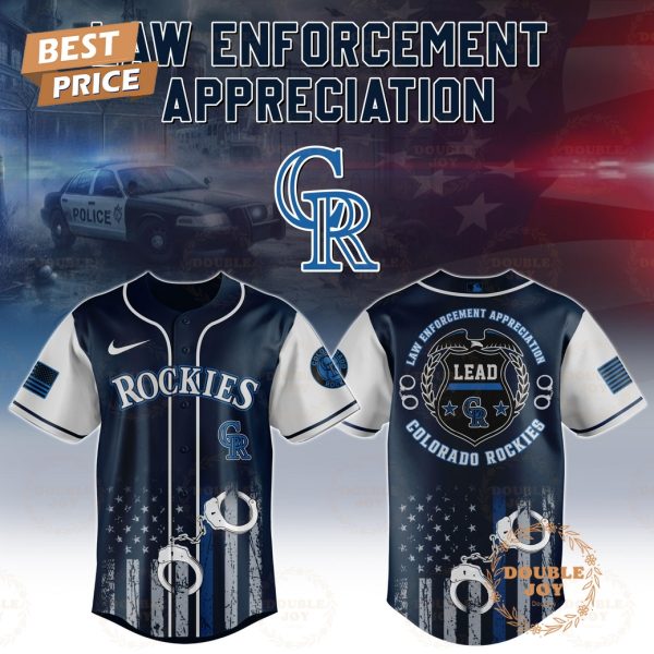 Colorado Rockies Law Enforcement Appreciation Day 2025 Special Edition Baseball Jersey
