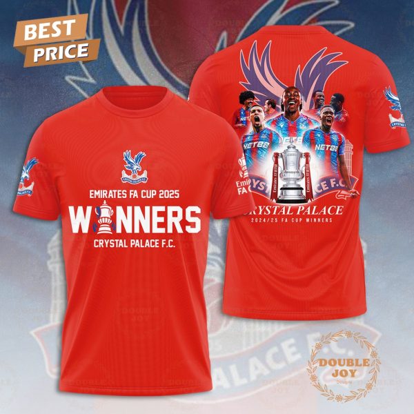 Crystal Palace F.C Emirates Fa Cup 2025 Winners Limited Edition T-Shirt, Hoodie