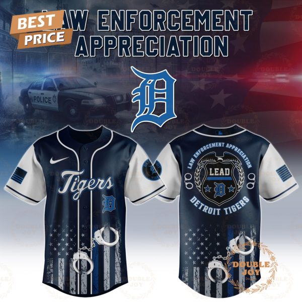 Detroit Tigers Law Enforcement Appreciation Day 2025 Special Edition Baseball Jersey