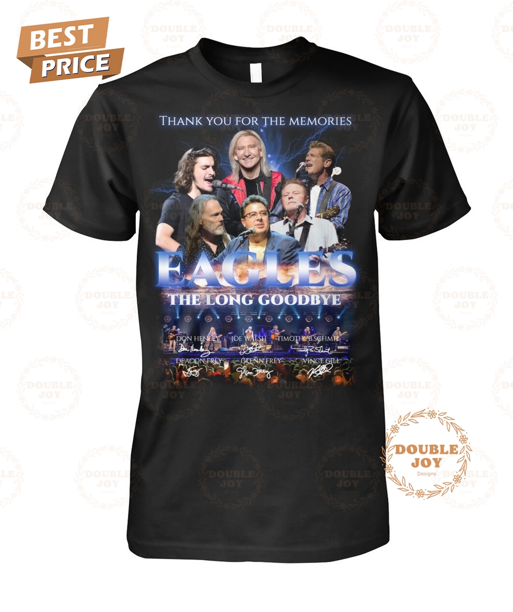 Eagles The Long Goodbye Thank You For The Memories T-Shirt Eagles The Long Goodbye Thank You For The Memories T-Shirt