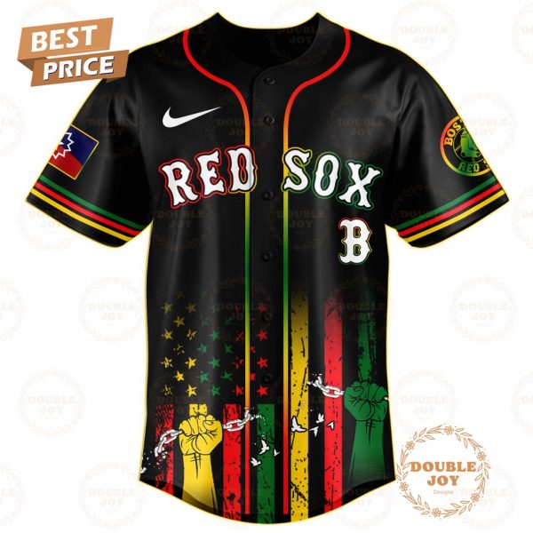 Boston Red Sox Juneteenth Freedom Day 2025 Special Edition Baseball Jersey