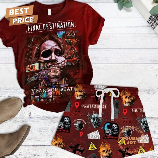 Final Destination Years Of Death Limited Edition Fleece Pajamas Set