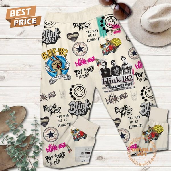 Blink-182 Missionary Impossible 2025 Tour Fleece Pajamas Set