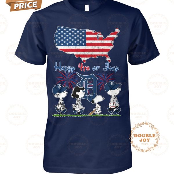 Happy 4th Of July Detroit Tigers Limited Edition T-Shirt
