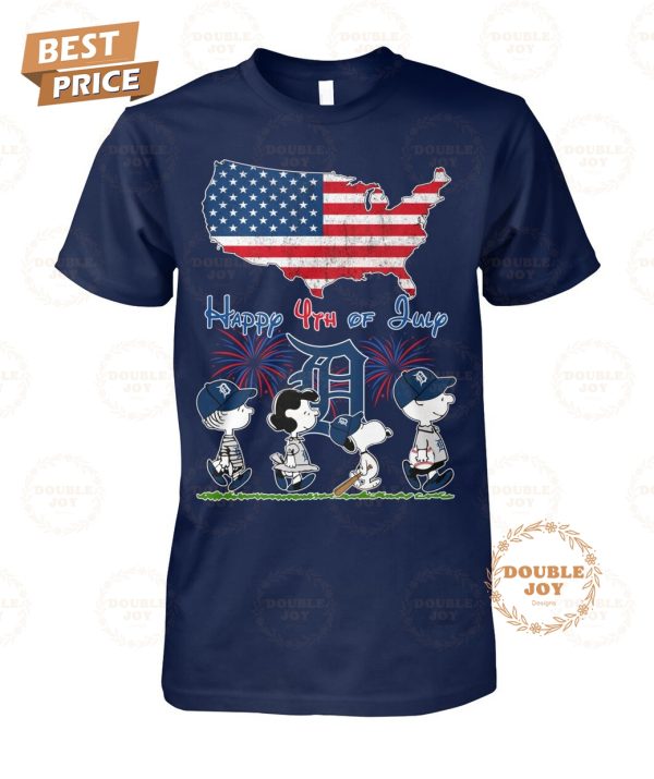 Happy 4th Of July Detroit Tigers Limited Edition T-Shirt