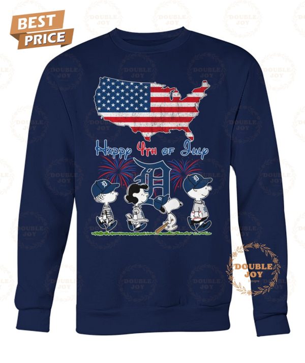 Happy 4th Of July Detroit Tigers Limited Edition T-Shirt