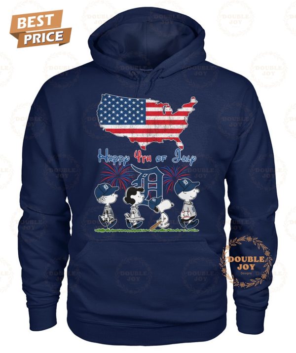 Happy 4th Of July Detroit Tigers Limited Edition T-Shirt