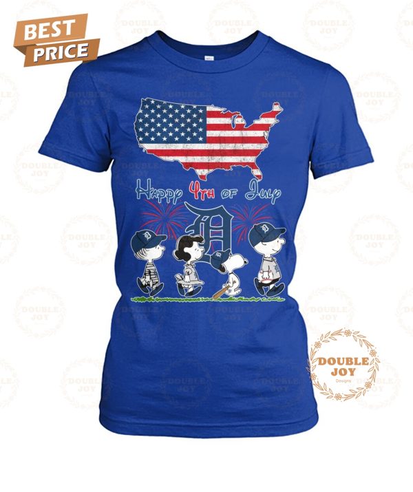 Happy 4th Of July Detroit Tigers Limited Edition T-Shirt