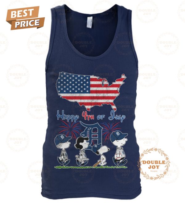 Happy 4th Of July Detroit Tigers Limited Edition T-Shirt