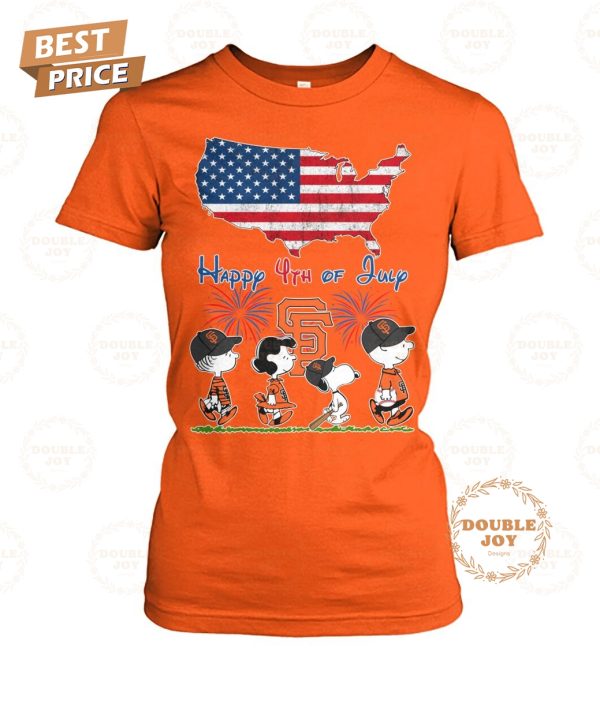 Happy 4th Of July San Francisco Giants Limited Edition T-Shirt