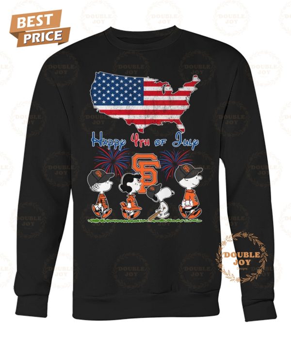 Happy 4th Of July San Francisco Giants Limited Edition T-Shirt