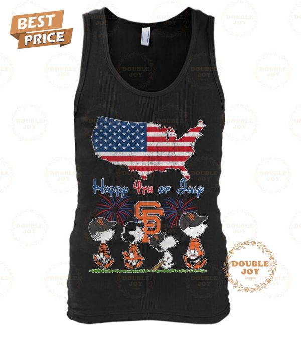 Happy 4th Of July San Francisco Giants Limited Edition T-Shirt