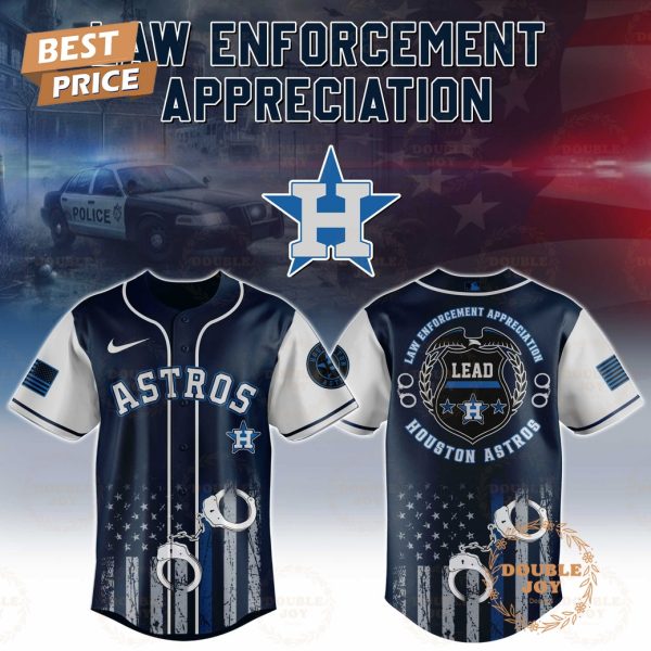 Houston Astros Law Enforcement Appreciation Day 2025 Special Edition Baseball Jersey