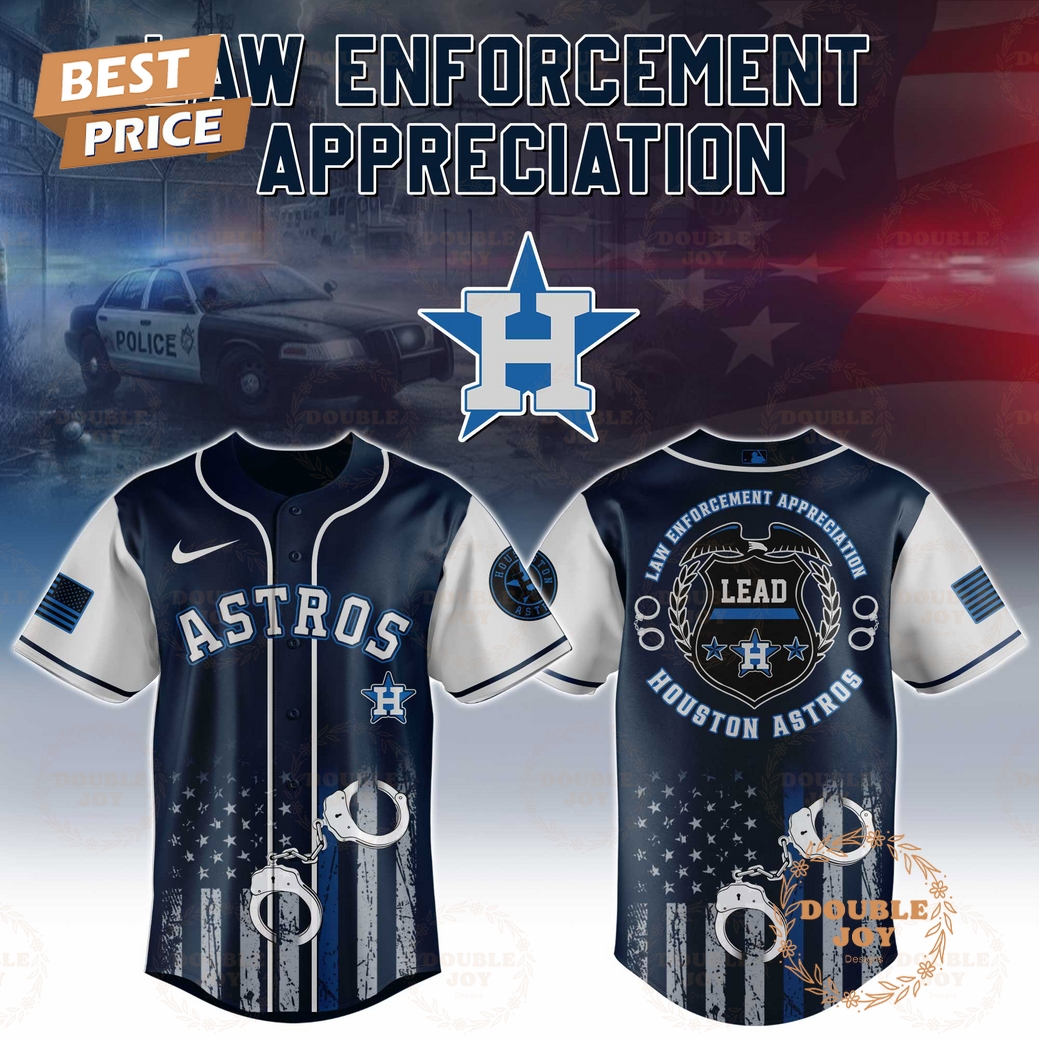 Houston Astros Law Enforcement Appreciation Day 2025 Special Edition Baseball Jersey Houston Astros Law Enforcement Appreciation Day 2025 Special Edition Baseball Jersey