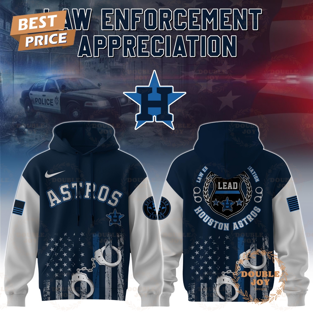 Houston Astros Law Enforcement Appreciation Day 2025 Special Edition Hoodie Houston Astros Law Enforcement Appreciation Day 2025 Special Edition Hoodie