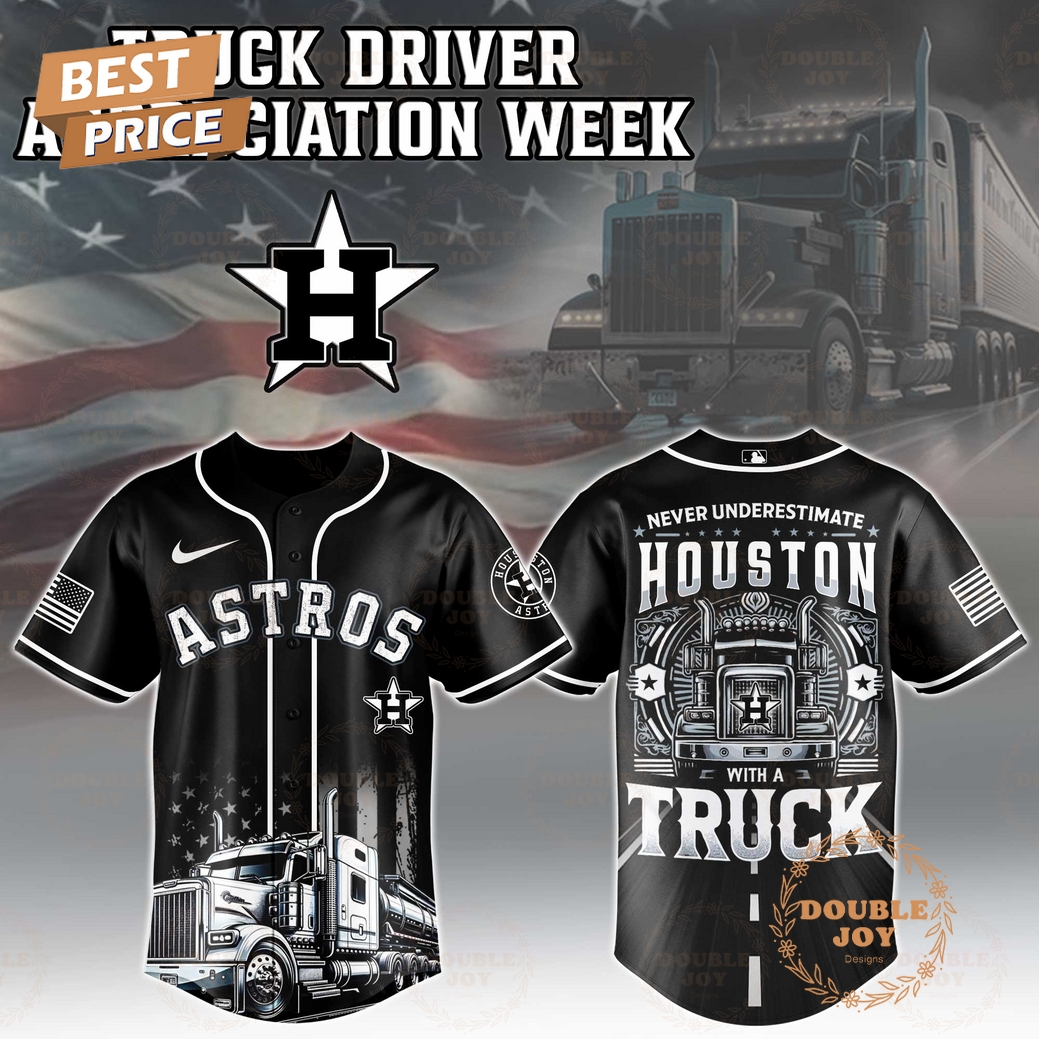 Houston Astros Truck Driver Appreciation Week 2025 Limited Edition Baseball Jersey Houston Astros Truck Driver Appreciation Week 2025 Limited Edition Baseball Jersey