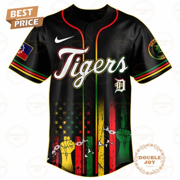 Detroit Tigers Juneteenth Freedom Day 2025 Special Edition Baseball Jersey