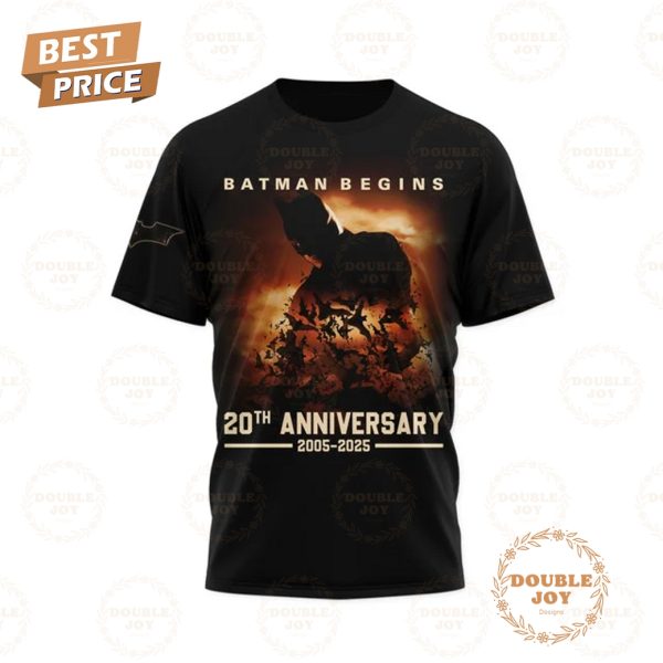 Batman Begins 20th Anniversary 2005-2025 A Hero Can Be Anyone T-Shirt, Hoodie