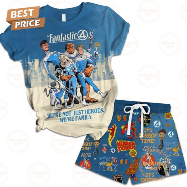 The Fantastic 4 We’re Not Just Heroes We’re Family Fleece Pajamas Set