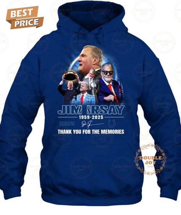 Jim Irsay 1959-2025 Thank You For The Memories T-Shirt