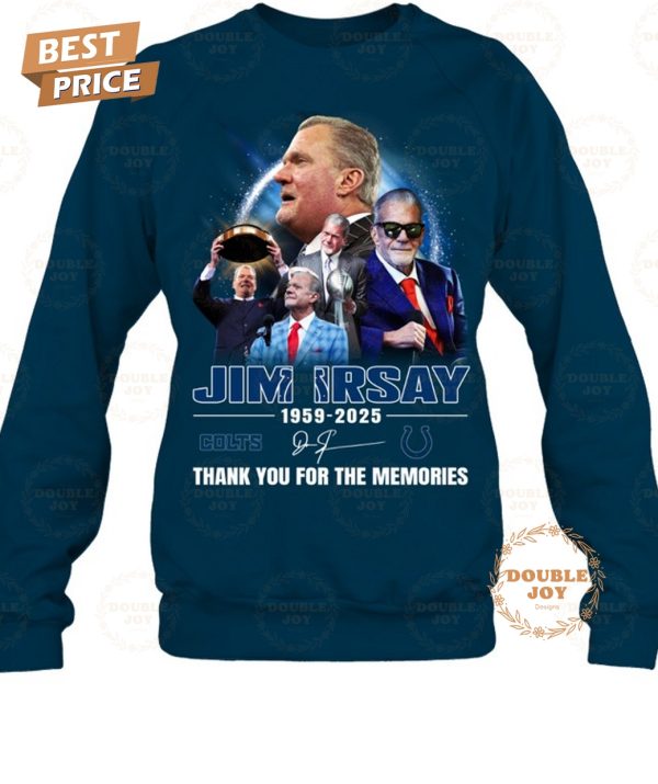 Jim Irsay 1959-2025 Thank You For The Memories T-Shirt