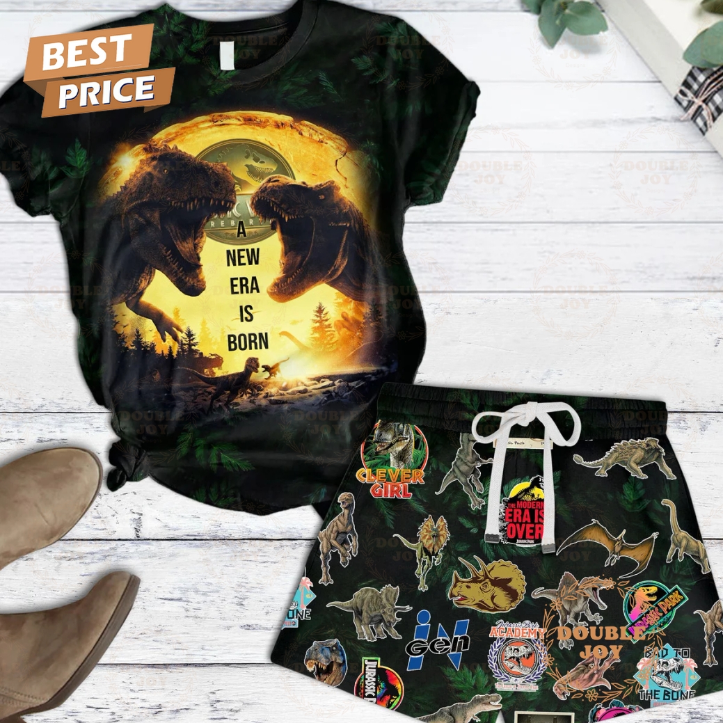 Jurassic World Rebirth A New Era Is Born Fleece Pajamas Set Jurassic World Rebirth A New Era Is Born Fleece Pajamas Set