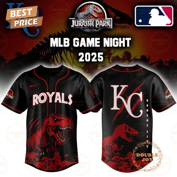 Kansas City Royals Jurassic Park Game Night 2025 Limited Edition Baseball Jersey