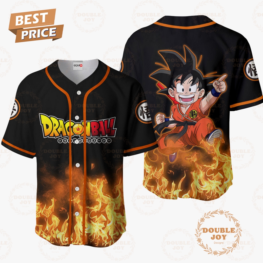 Kid Goku Dragon Ball 2025 New Limited Edition Baseball Jersey Kid Goku Dragon Ball 2025 New Limited Edition Baseball Jersey