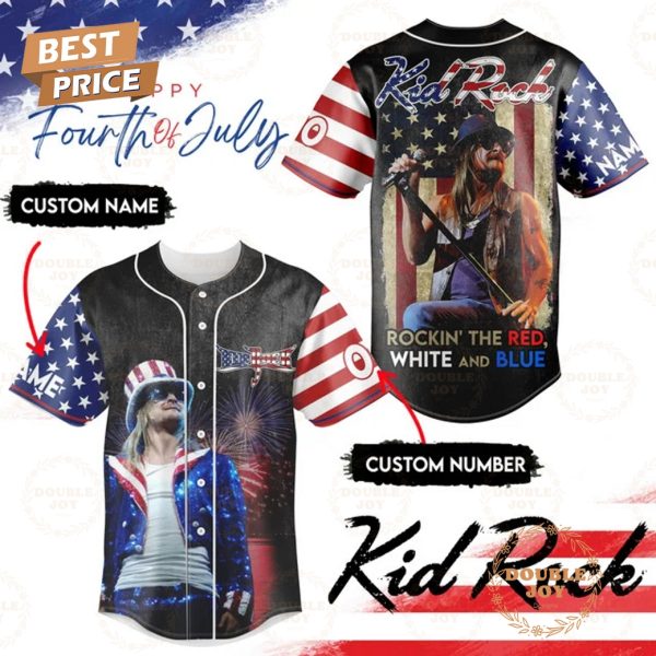 Kid Rock Happy Fourth Of July 2025 Custom Name Special Edition Baseball Jersey