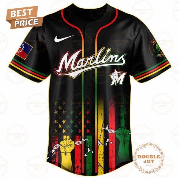 Miami Marlins Juneteenth Freedom Day 2025 Special Edition Baseball Jersey