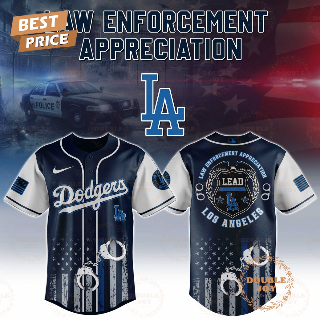 Los Angeles Dodgers Law Enforcement Appreciation Day 2025 Special Edition Baseball Jersey Los Angeles Dodgers Law Enforcement Appreciation Day 2025 Special Edition Baseball Jersey