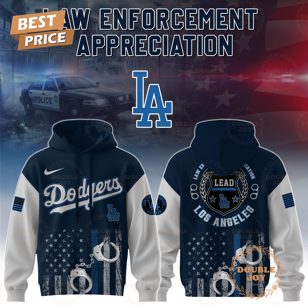 Los Angeles Dodgers Law Enforcement Appreciation Day 2025 Special Edition Hoodie Los Angeles Dodgers Law Enforcement Appreciation Day 2025 Special Edition Hoodie