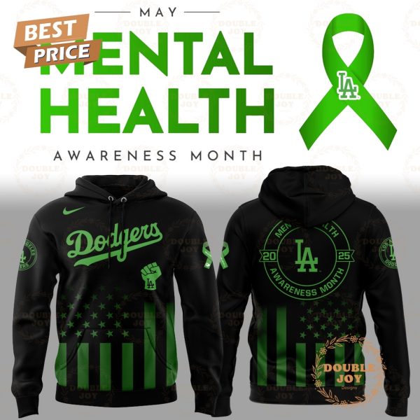 Los Angeles Dodgers Mental Health Awareness Month 2025 Limited Edition Hoodie