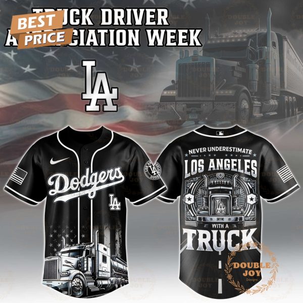 Los Angeles Dodgers Truck Driver Appreciation Week 2025 Limited Edition Baseball Jersey