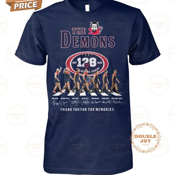 Melbourne Demons 128th 1897-2025 Thank You For The Memories T-Shirt