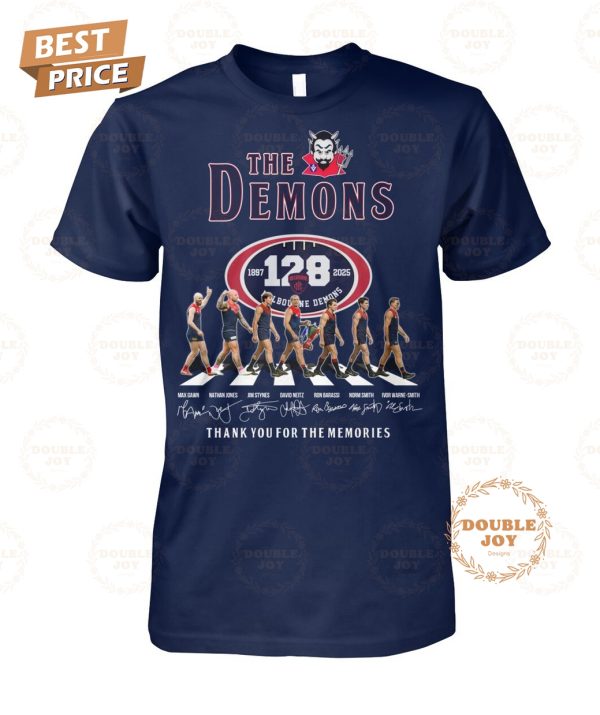 Melbourne Demons 128th 1897-2025 Thank You For The Memories T-Shirt