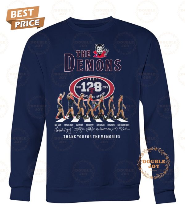 Melbourne Demons 128th 1897-2025 Thank You For The Memories T-Shirt
