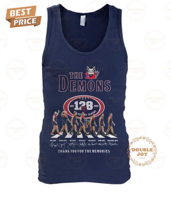 Melbourne Demons 128th 1897-2025 Thank You For The Memories T-Shirt